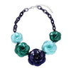 Brand Chocker 2020 Fashion Acrylic Flower Bib Statement Necklace Women Vintage Choker Maxi Necklaces & Pendants