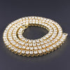 dancer singer designs gold silver color men women jewelry hip hop 1 row tennis necklace iced bling crystal rap cz chain
