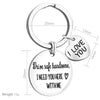 diy car keychain drive safe handsome heart charm steel charm gift