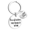 diy car keychain drive safe handsome heart charm steel charm gift