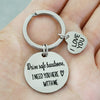 diy car keychain drive safe handsome heart charm steel charm gift