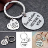 diy car keychain drive safe handsome heart charm steel charm gift
