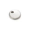 diy round circle customized logo mini tag  6mm 8mm 10mm jewelry accessories  50pcs/lot stainless steel bracelet pendant
