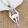 dongsheng Stainless Steel Dinosaur Pendant Necklace Skyrim Elder Scrolls Dragon Pendants Vintage Necklace for Men Women Jewelry