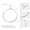 eManco Blue Crystal Choker Necklace Beads Making Charming Copper Chain Lady Gifts for Women Wholesale 4 Items 2020
