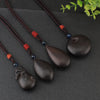 ebony Peace black sandalwood  exotic Designs ethnic Nepal pendants jewelry Buddha vintage necklace accessories women