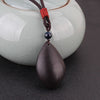ebony Peace black sandalwood  exotic Designs ethnic Nepal pendants jewelry Buddha vintage necklace accessories women