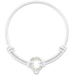 fashion European color elastic fabric bracelet Size can be adjusted by sliding the knots,Charms can be attached to the carrier