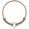 fashion European color elastic fabric bracelet Size can be adjusted by sliding the knots,Charms can be attached to the carrier