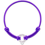 fashion European color elastic fabric bracelet Size can be adjusted by sliding the knots,Charms can be attached to the carrier
