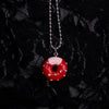 candy color stainless steel beads chain Donut pendant necklaces for women cute trendy sweet foods bijoux femme gifts