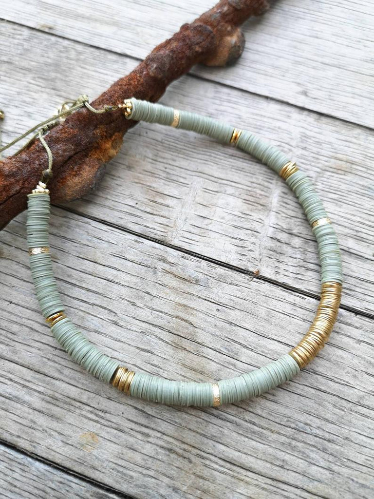 handmade Silicone choker necklace boho 2021 color matching boho clothes accessories for women charm jewelry gifts