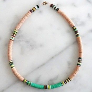 handmade soft ceramic necklace 2022 color matching boho clothes accessories for women rainbow hoop jewelry gifts