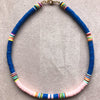 handmade soft ceramic necklace 2022 color matching boho clothes accessories for women rainbow hoop jewelry gifts