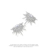 jewelry  full zircon shiny exaggerated star earrings personality irregular star star women nightclub party earring