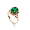 fashon green gold ring woman,cheapest price on aliexpress