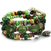 Bohemian Beads Crystal Charms Bracelets For Women Ethnic Tibet Nature Stone Bracelets Bangles Men Wedding Gifts