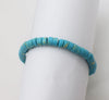 green jasper roundel 6*4mm bracelet 7.5inch   beads nature gemstone