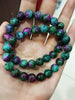 green purple jade round 6/8/10/12/14mm bracelet 7.5inch   beads nature
