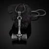halloween jewelry Pure Tin Viking Hammer Pendant Thor's Hammer Scandinavian Rune Amulet Necklace Men's Sweater Chain
