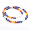 handmade Natural 6mm stone bead Surfer Necklace for men tribal jewelry