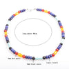 handmade Natural 6mm stone bead Surfer Necklace for men tribal jewelry