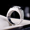 925 Sterling silver  Crystal Rings for men designer party wedding Accessories Jewelry birthday gifts