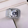 925 Sterling silver  Crystal Rings for men designer party wedding Accessories Jewelry birthday gifts