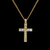 hip hop necklace contracted classic chokers necklace men and women cross the cross pendant necklace set auger cross necklace