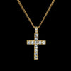 hip hop necklace contracted classic chokers necklace men and women cross the cross pendant necklace set auger cross necklace