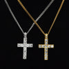 hip hop necklace contracted classic chokers necklace men and women cross the cross pendant necklace set auger cross necklace