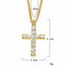 hip hop necklace contracted classic chokers necklace men and women cross the cross pendant necklace set auger cross necklace