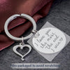hollow heart charm keychain engraved letter diy gift