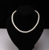 White Faux Pearl Beads Necklace 42cm Elegant Imitation Pearl Choker Necklace Summer Spring Women Party Jewelry