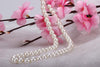 White Faux Pearl Beads Necklace 42cm Elegant Imitation Pearl Choker Necklace Summer Spring Women Party Jewelry