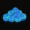 hotCreative Simple Dark Blue OP05 7.3x12mm cloud shape opal pendent necklace for Women gift