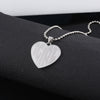 iGIRL Jewelry Igirl Letter Heart Necklaces for Women Stainless Steel Strand Chain Necklace Cool Girls Gift Punk collier