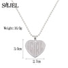 iGIRL Jewelry Igirl Letter Heart Necklaces for Women Stainless Steel Strand Chain Necklace Cool Girls Gift Punk collier