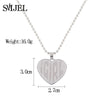 iGIRL Jewelry Igirl Letter Heart Necklaces for Women Stainless Steel Strand Chain Necklace Cool Girls Gift Punk collier