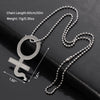 iGIRL necklace she devil Women Igirl Heart Pendant Necklace Stainless Steel Harajuku Female Gothic Streetwear Chain Necklace