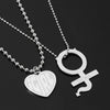 iGIRL necklace she devil Women Igirl Heart Pendant Necklace Stainless Steel Harajuku Female Gothic Streetwear Chain Necklace