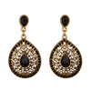 indian jewelry Trendy Crystal Statement Earrings Wedding Drop Earrings Women Party Hanging Earrings Jewelry Wholesale