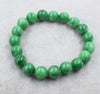jade and lapis lazuli round 10mm green/orange/blue/colors bracelet 7.5inch   beads nature