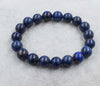 jade and lapis lazuli round 10mm green/orange/blue/colors bracelet 7.5inch   beads nature