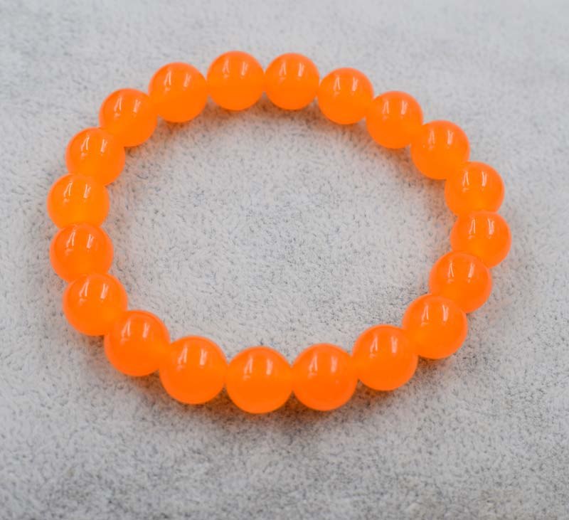 jade and lapis lazuli round 10mm green/orange/blue/colors bracelet 7.5inch   beads nature