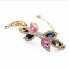 jewelry womens charm green black pink yellow crystal inl gilded bracelet gift
