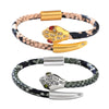 kirykle 2022 women bracelet Snake-print leather rope bracelet for women  metal snake bracelet  Fine Jewelry Gift