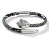 kirykle 2022 women bracelet Snake-print leather rope bracelet for women  metal snake bracelet  Fine Jewelry Gift