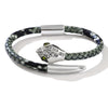 kirykle 2022 women bracelet Snake-print leather rope bracelet for women  metal snake bracelet  Fine Jewelry Gift