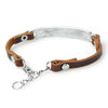 kirykle  Inspirational Gifts For Women and man Saying stamped "life is about creating yourself" leather inspirational bracelet
